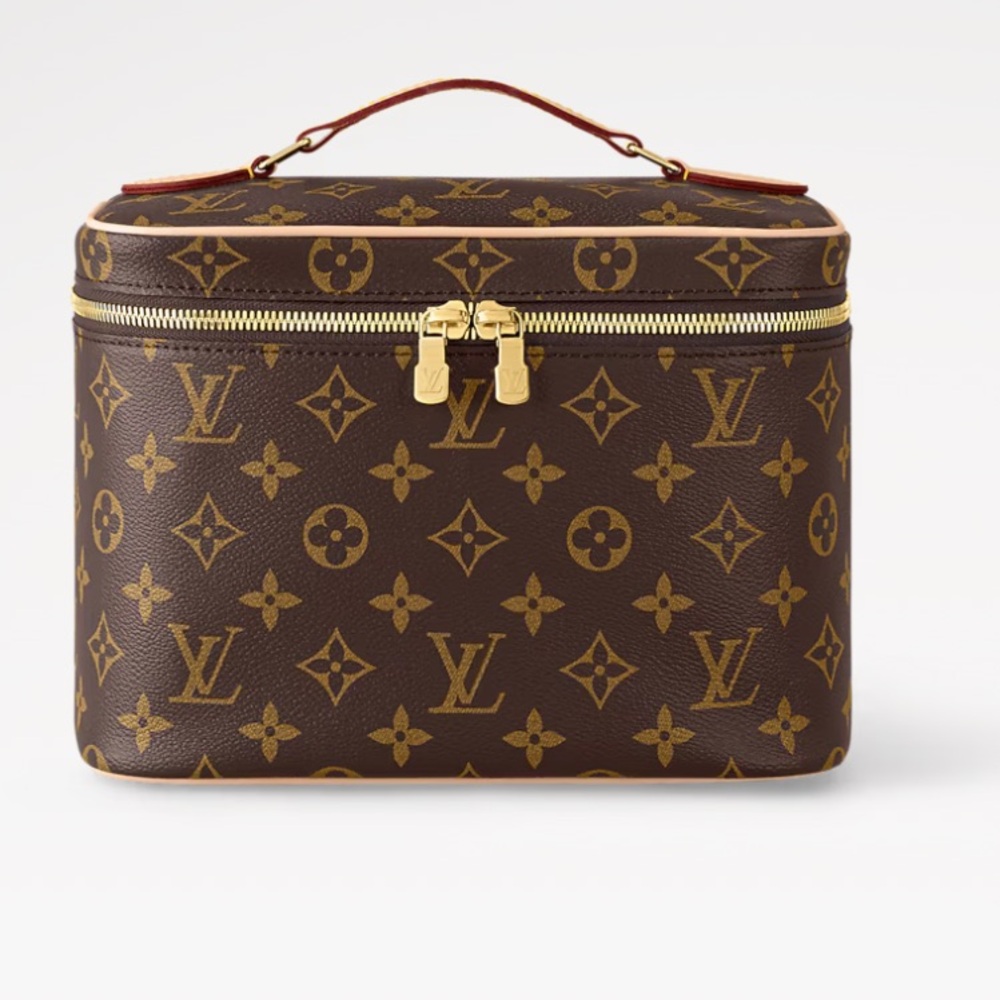Louis Vuitton Monogram Travel Case in Brown and Tan